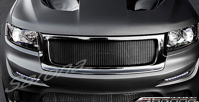 Custom Jeep Grand Cherokee  SUV/SAV/Crossover Grill (2011 - 2013) - $375.00 (Part #JP-002-GR)